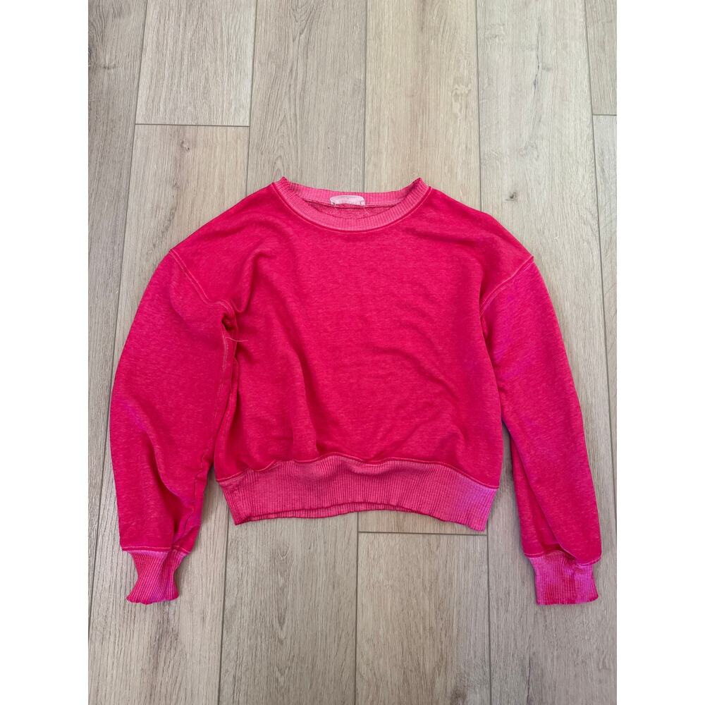 Zenana Women’s Pink Crewneck Sweatshirt Sz Small